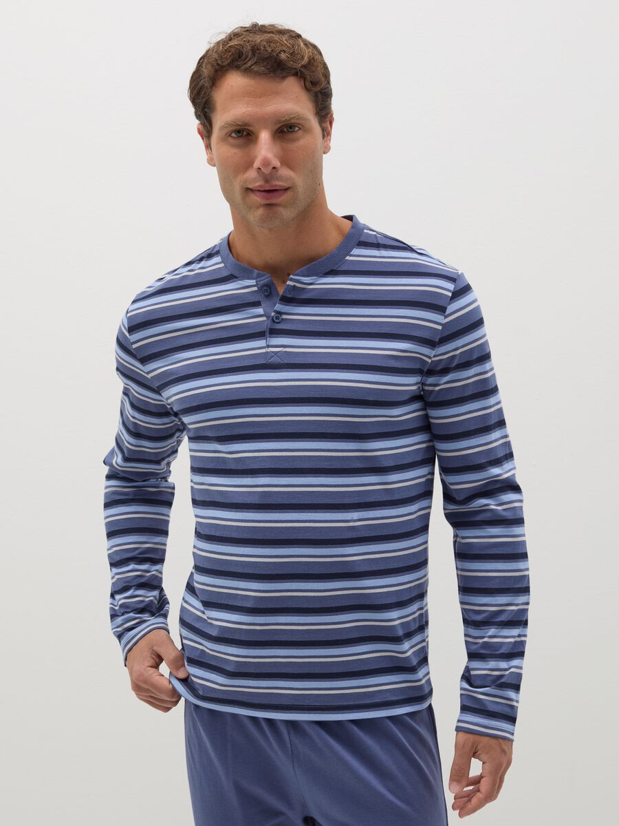 Long pyjamas with granddad neckline_1