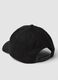 Black pure cotton cap with Inter Miami CF embroidery_1