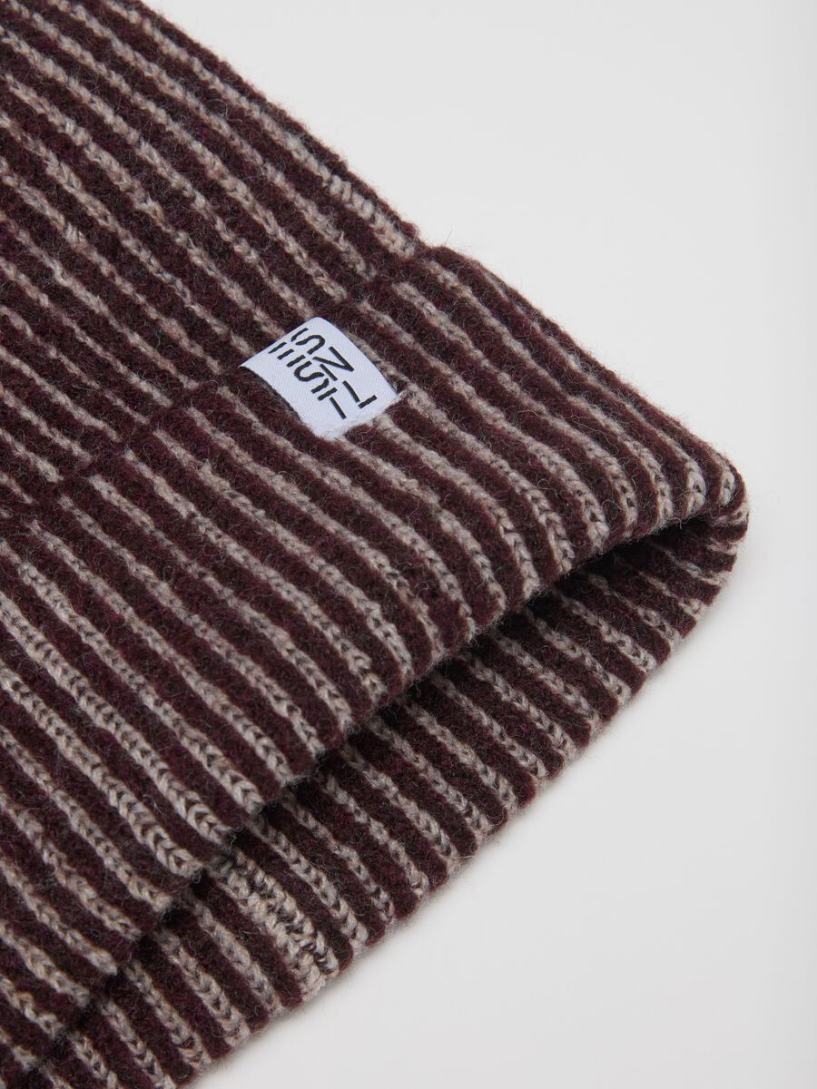 Ribbed Brown Hat_1