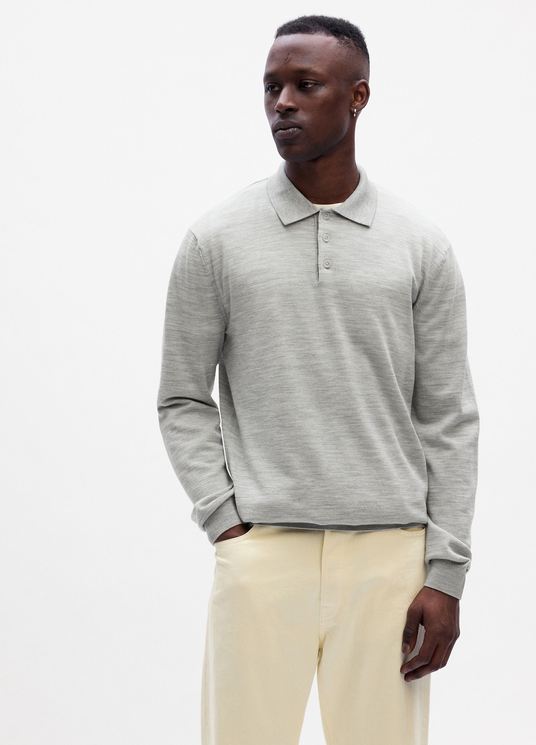 Polo di lana uomo online