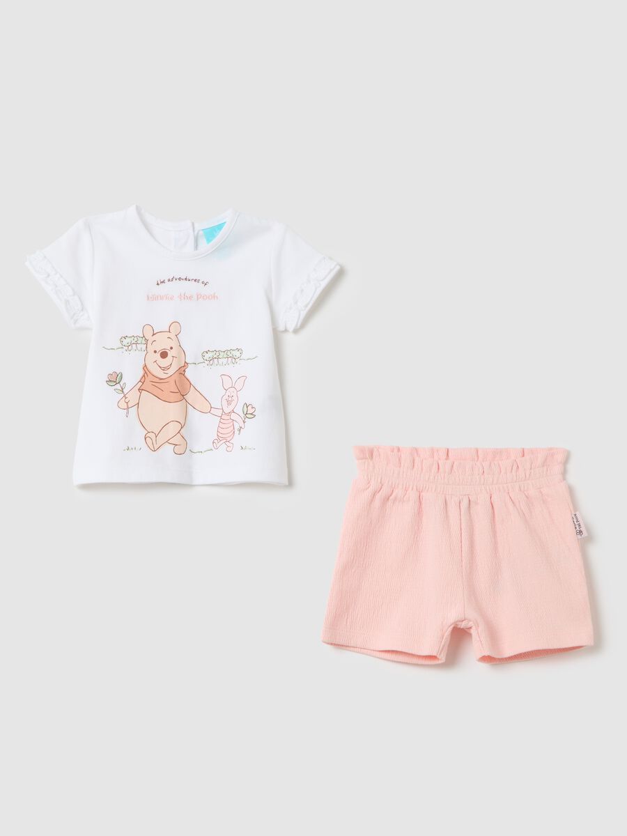 White and pink set with Winnie the Pooh print_0