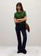 Green pure cotton regular fit T-shirt_1