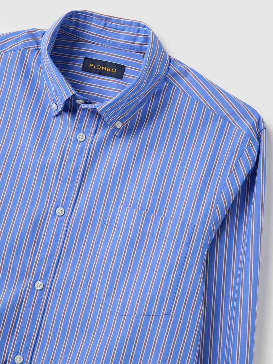 Multicolour pure cotton regular fit shirt_5