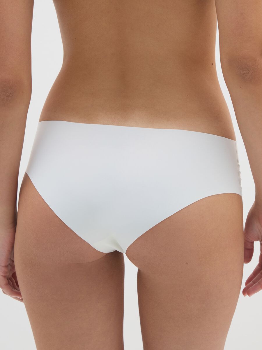 White stretch fabric briefs regular fit_2