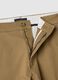 Pantaloni chino marrone in cotone elasticizzato slim fit_1
