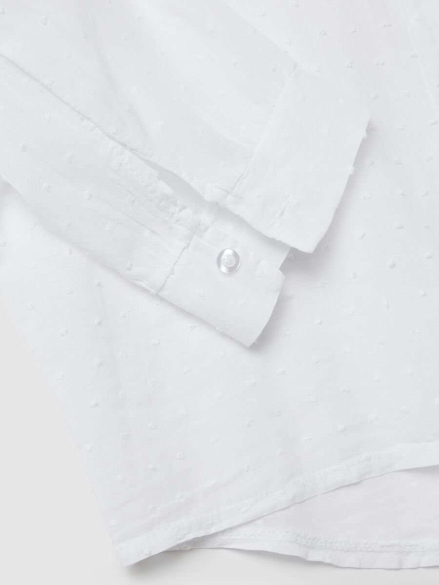 Camicia da donna in puro cotone bianca regular fit_1