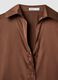 Camicetta satinata marrone regular fit_5