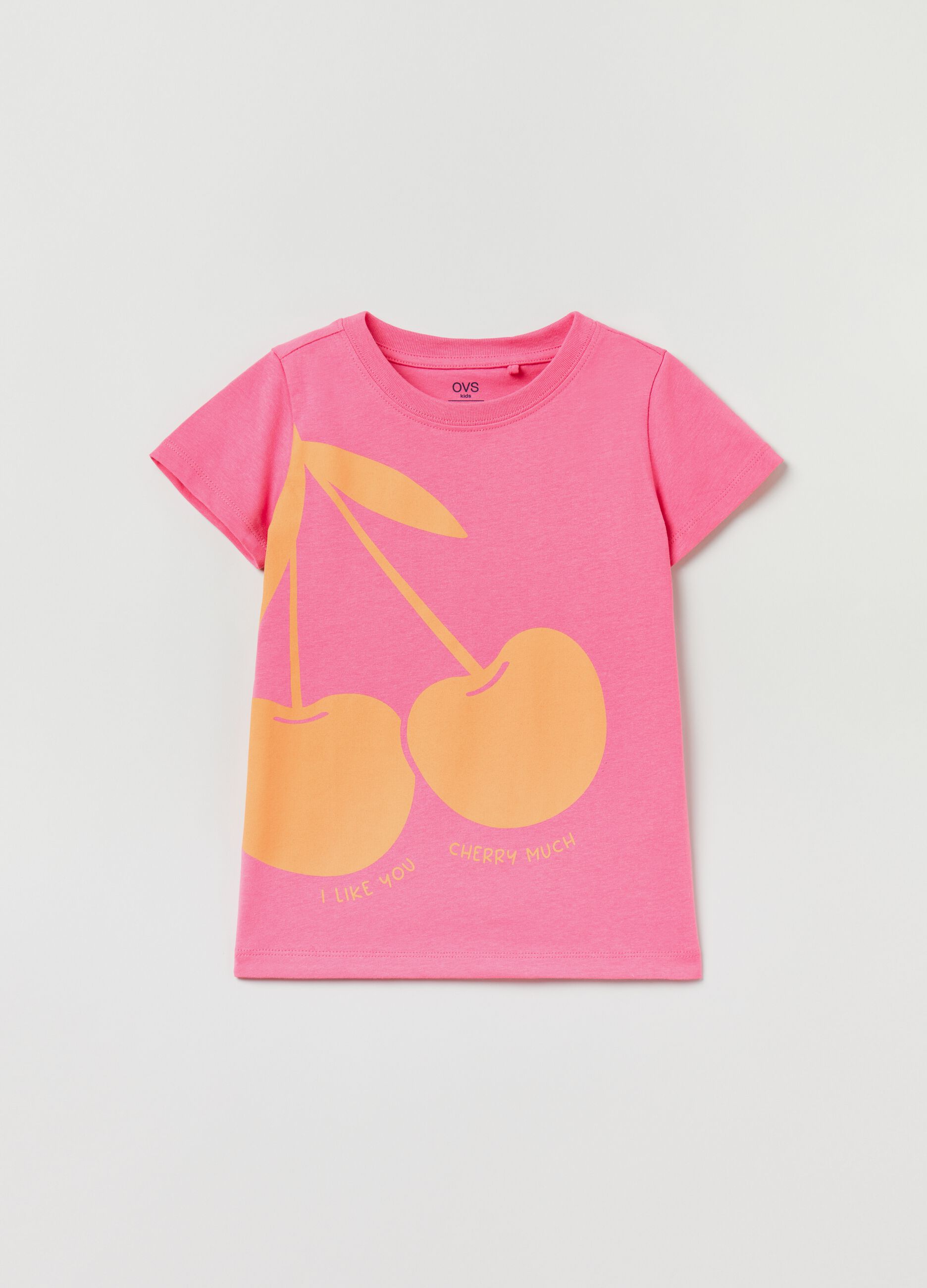 Cotton T-shirt with print