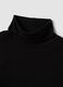 Black pure cotton long-sleeve crew-neck T-shirt_5