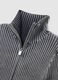 Full-Zip Ribbed Knit Vintage Grey_6