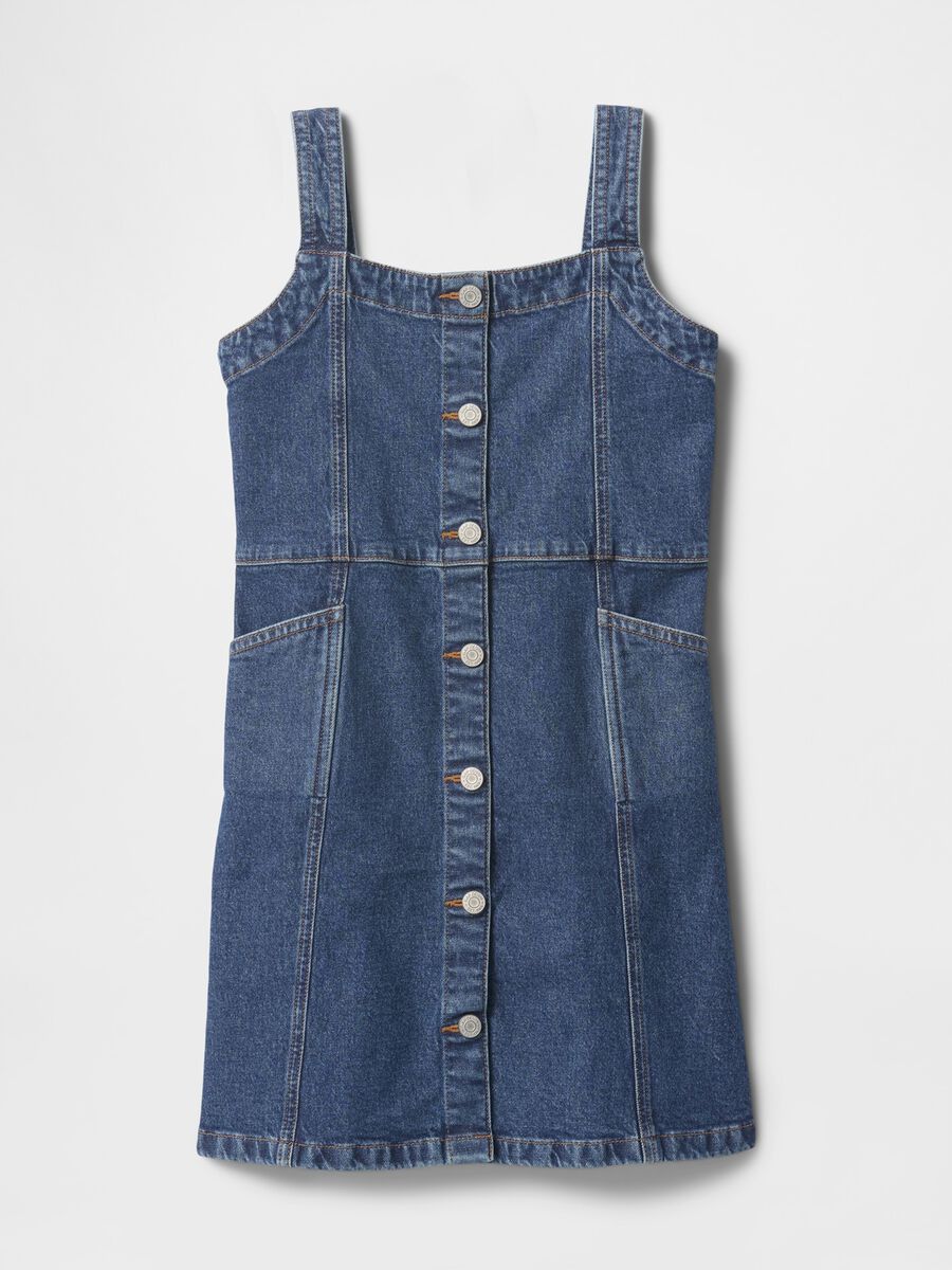 Denim Dress with Buttons_2