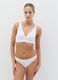 Bipack di reggiseni a triangolo in cotone elasticizzato bianco e nero_0
