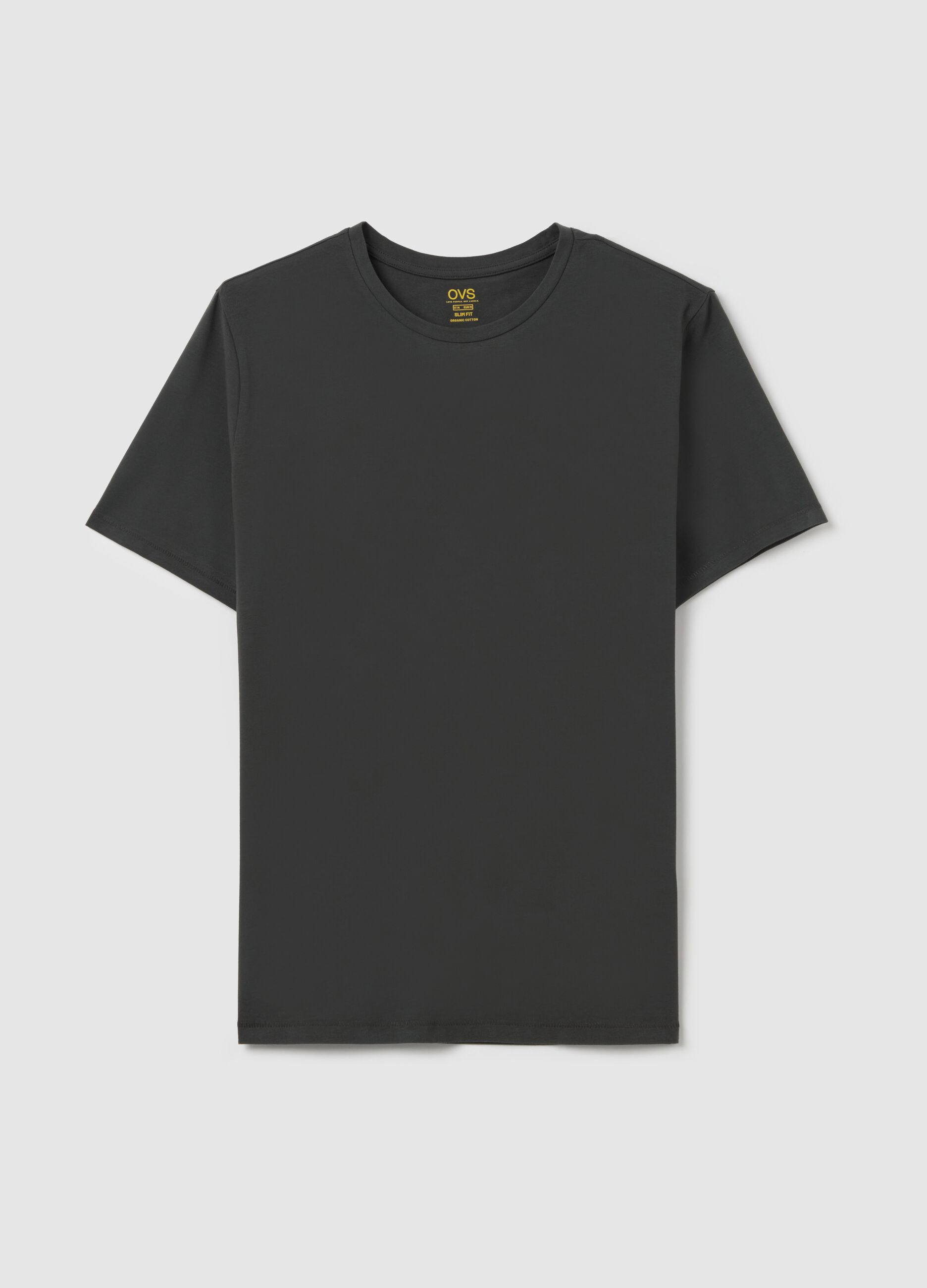Slim-fit T-shirt in organic cotton