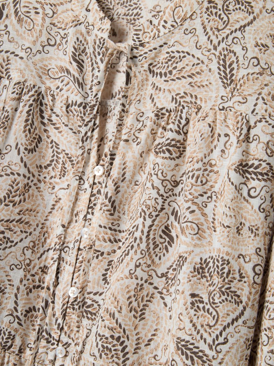 Multicolour pure cotton regular fit shirt with pattern_5