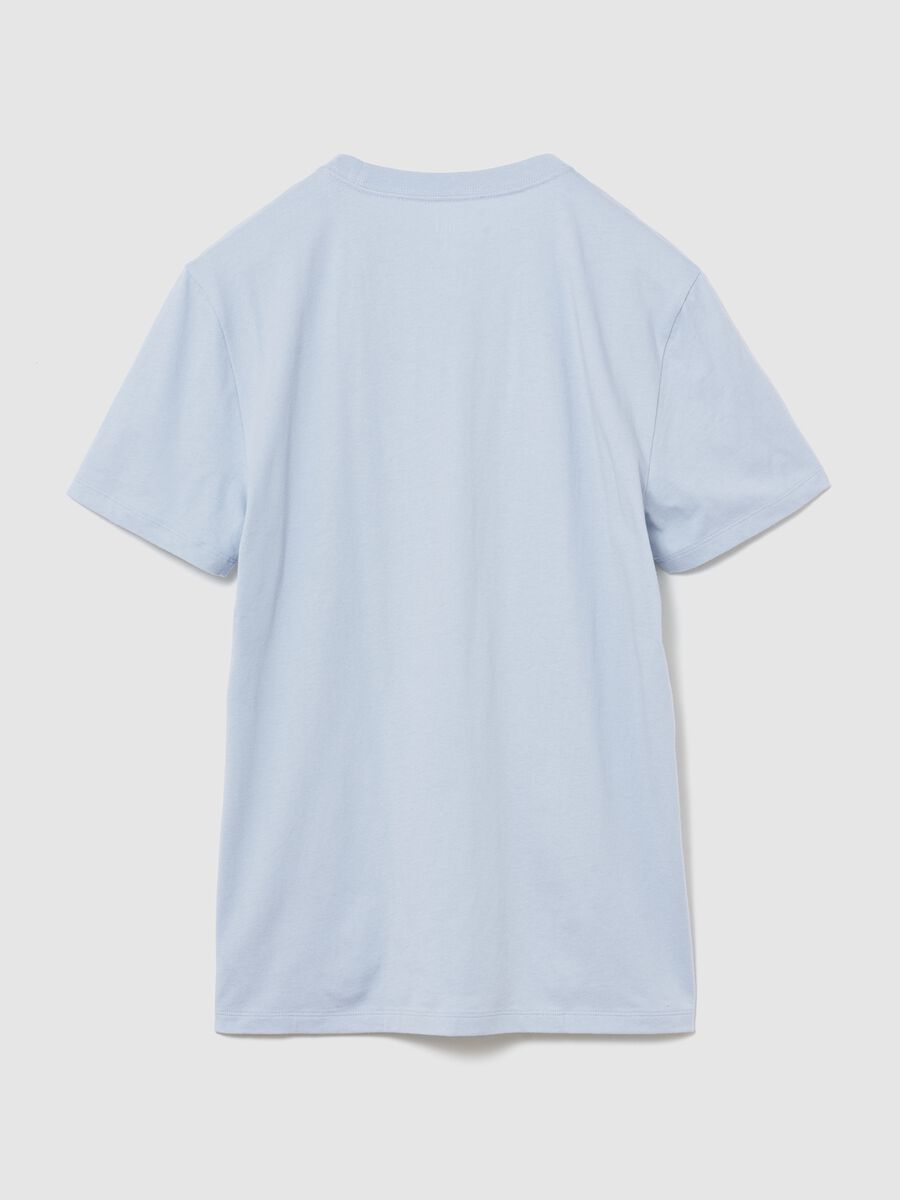 Pure cotton short-sleeve logo T-shirt_3