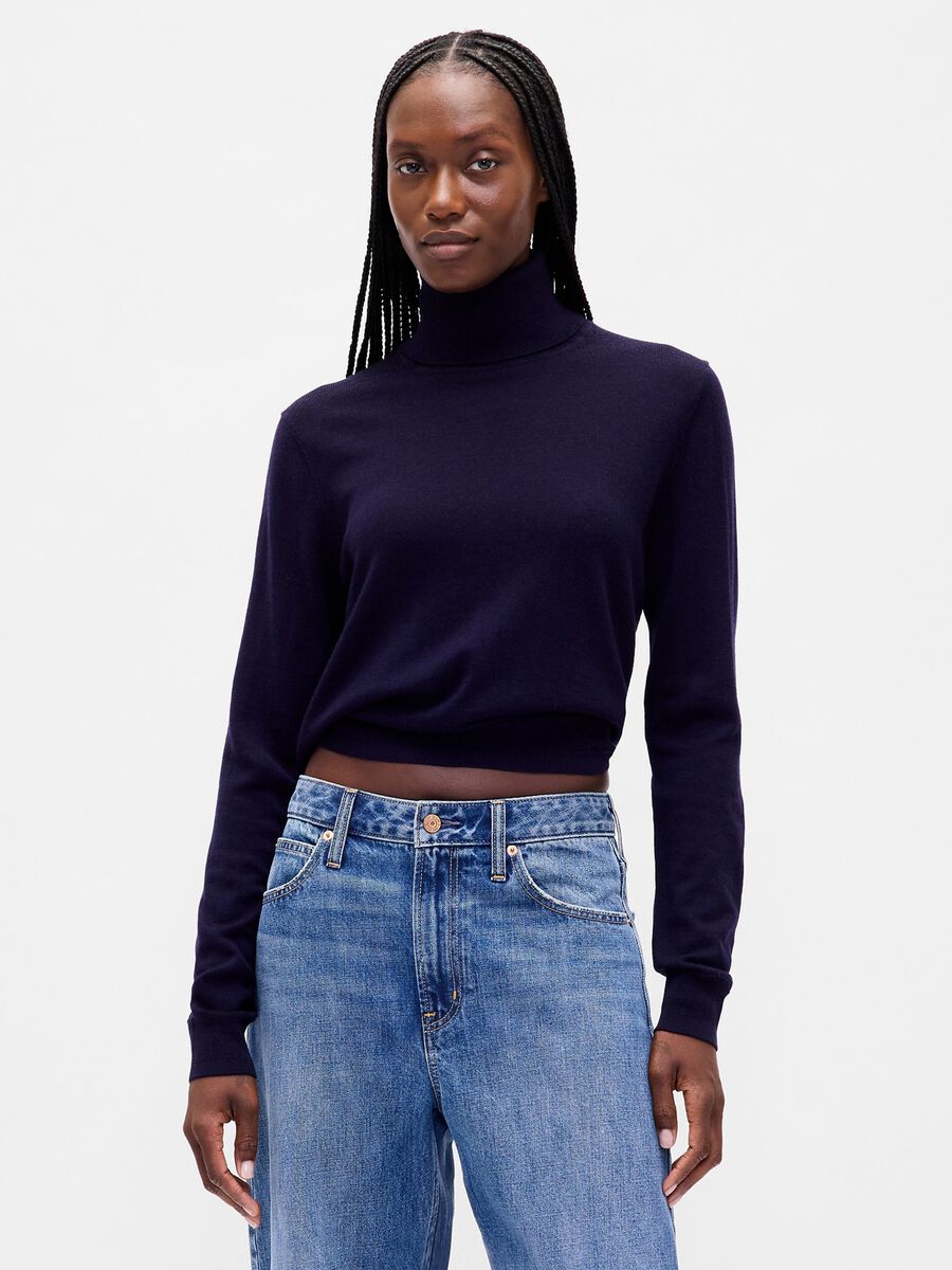 Blue Wool Pullover_0