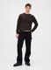 Brown Cotton Blend Jumper_0