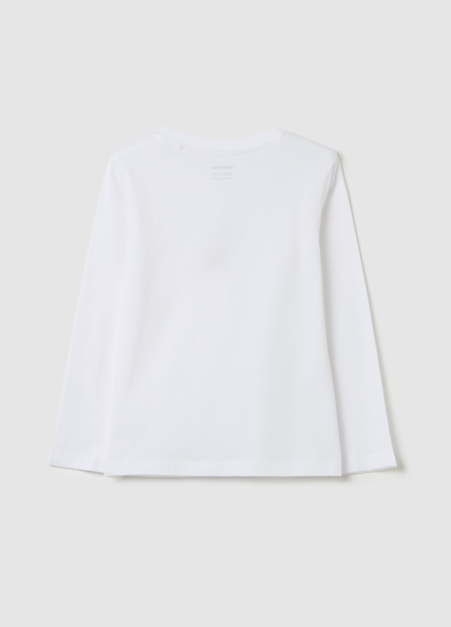 T-shirt maniche lunghe in cotone bio