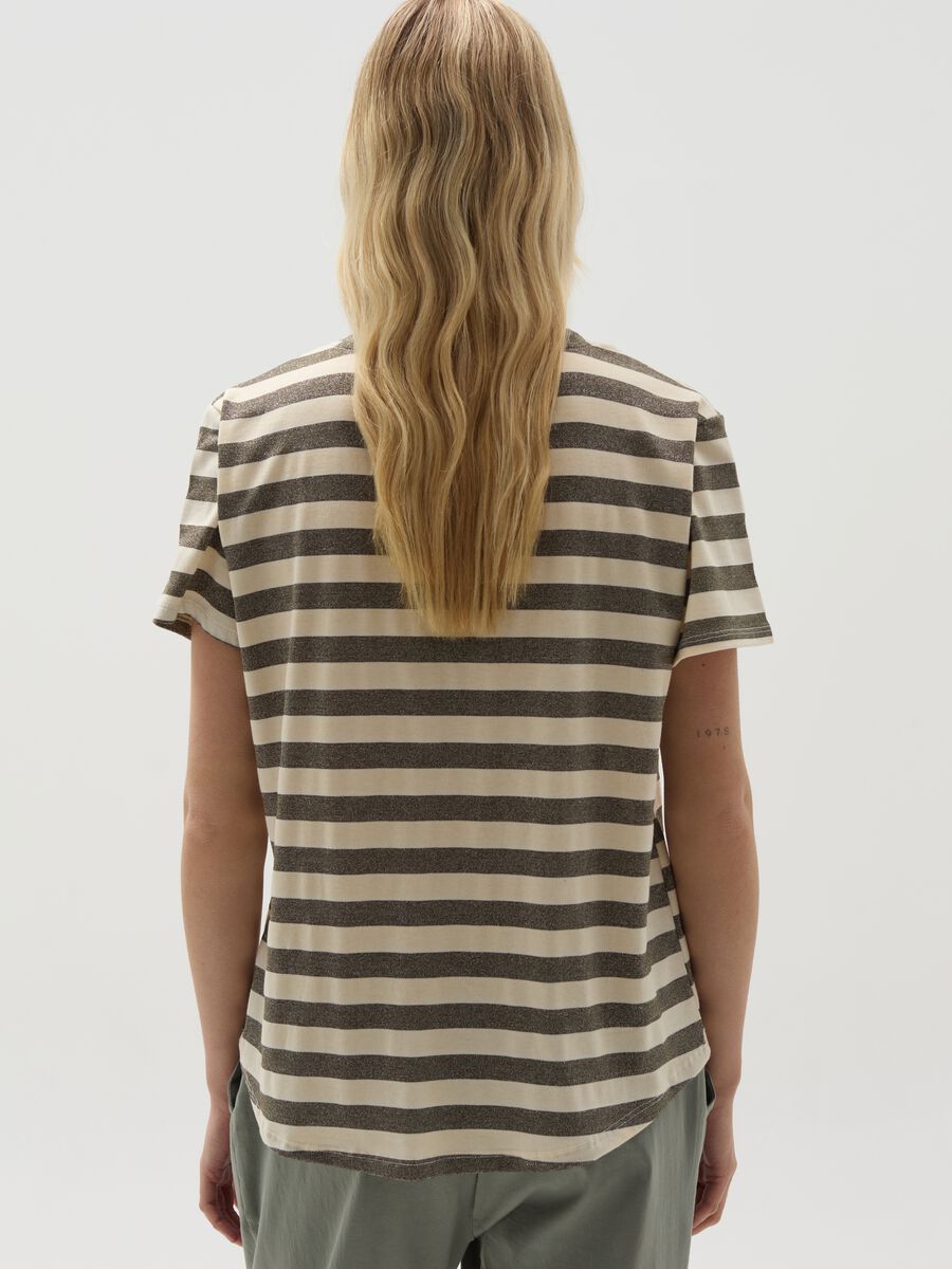 Striped T-shirt with lurex_2