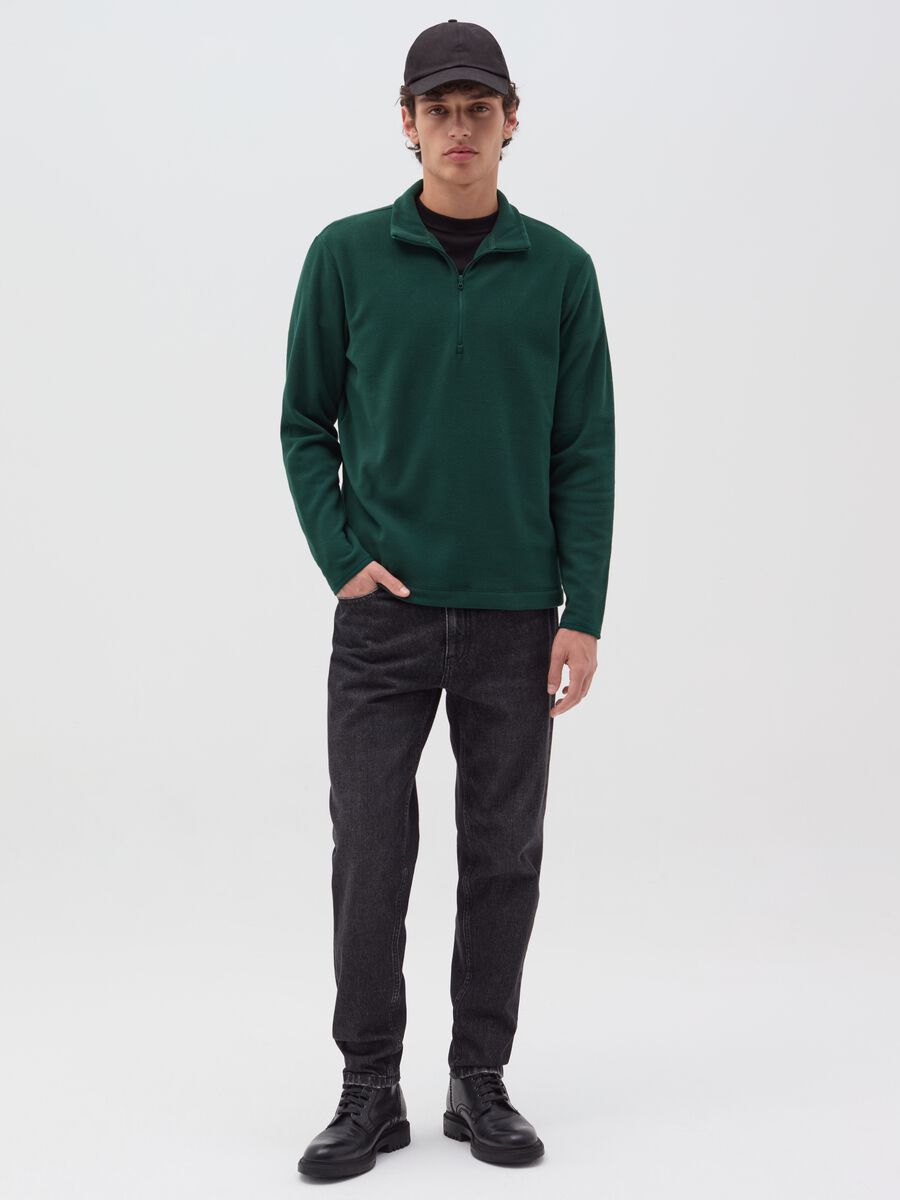Felpa half-zip in pile_1