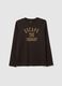 Boy's long sleeve black cotton T-shirt_0