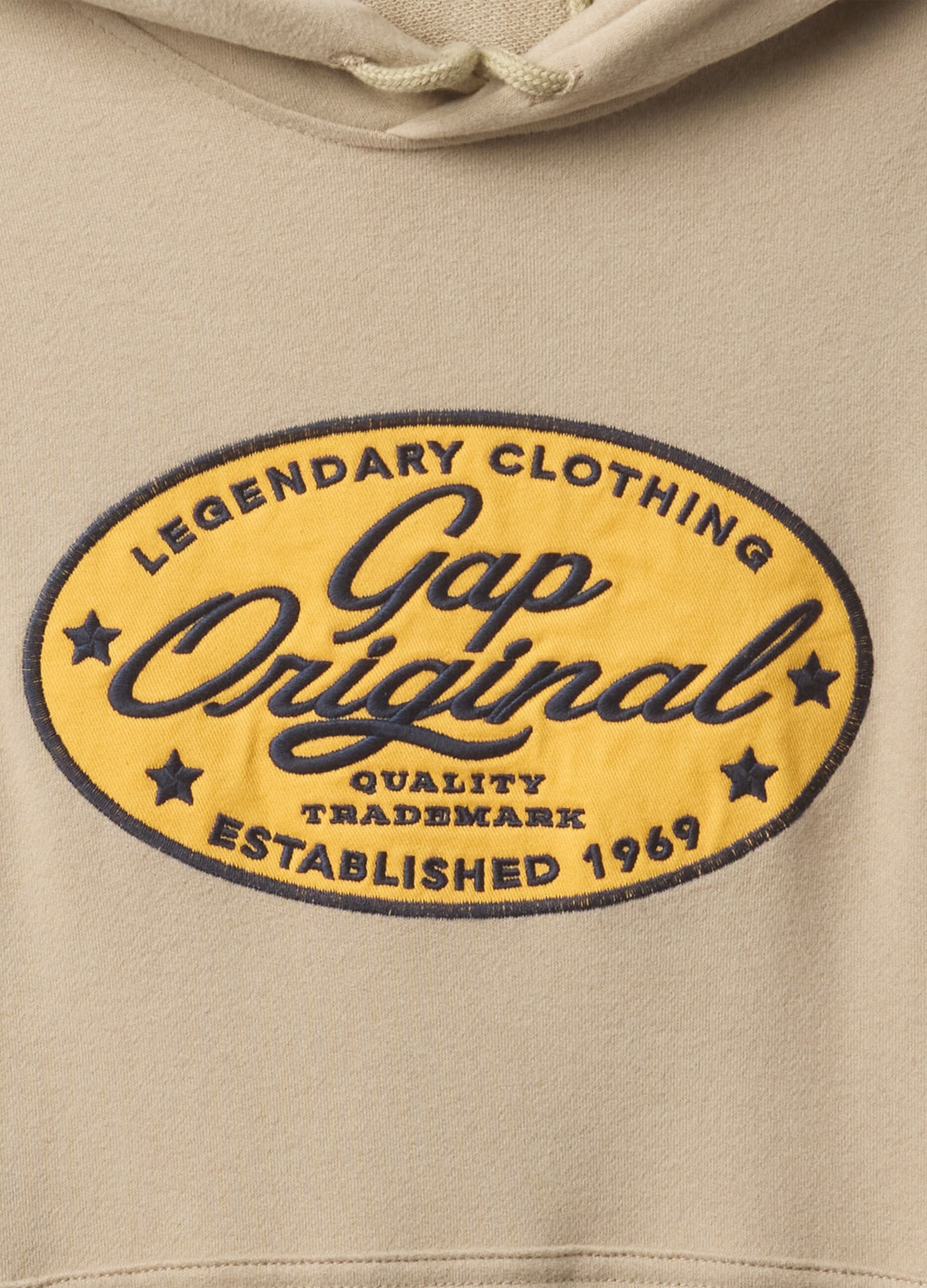 Beige Hoodie Sweatshirt Gap