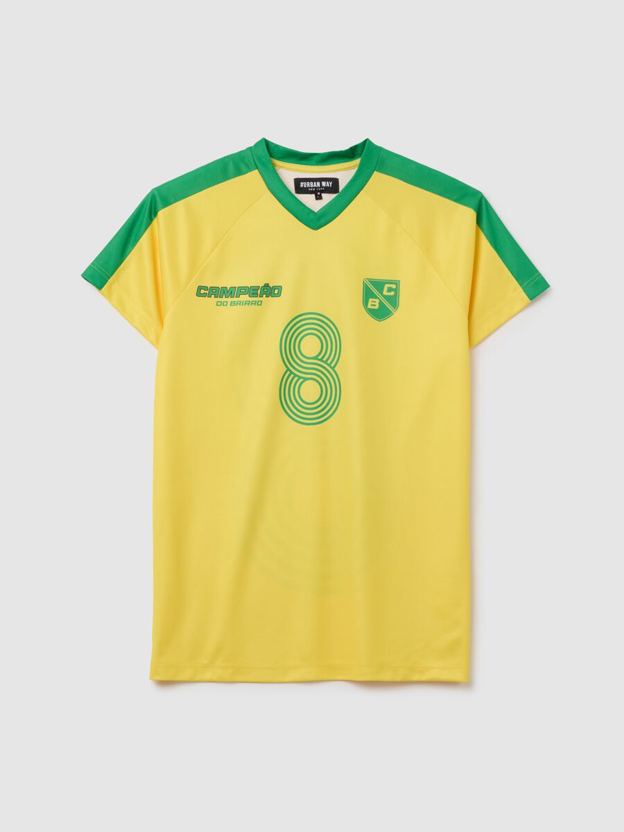 Men's shirt in mixed yellow and green_4
