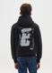 Kids' black cotton blend regular fit Chicago Bulls sweatshirt_1