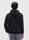 Boy's black pure cotton regular fit sweatshirt with writing_1