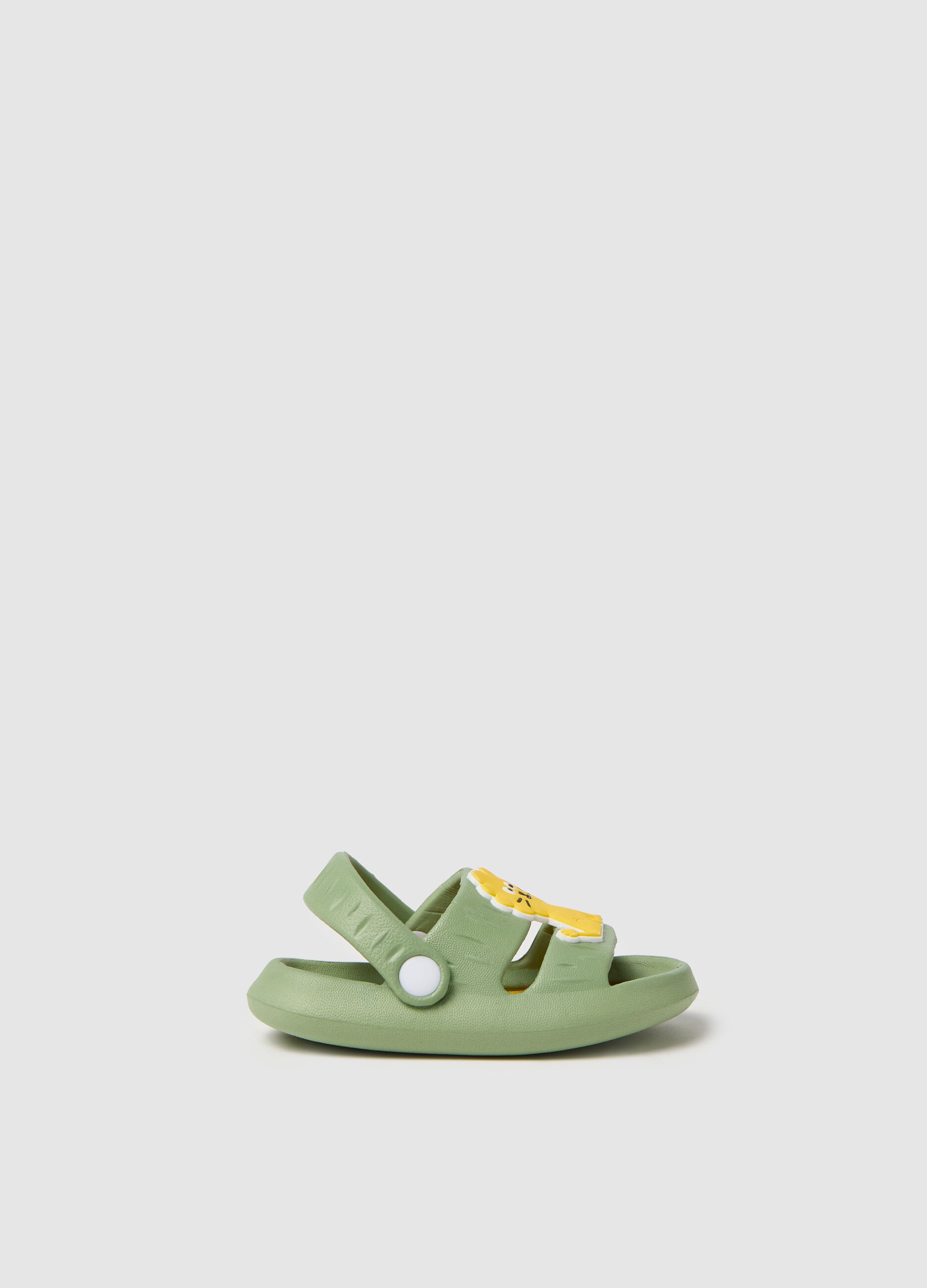 Sandali da neonato in EVA multicolor con decorazione