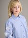 Girls' multicolour striped pure cotton shirt with embellishments_2