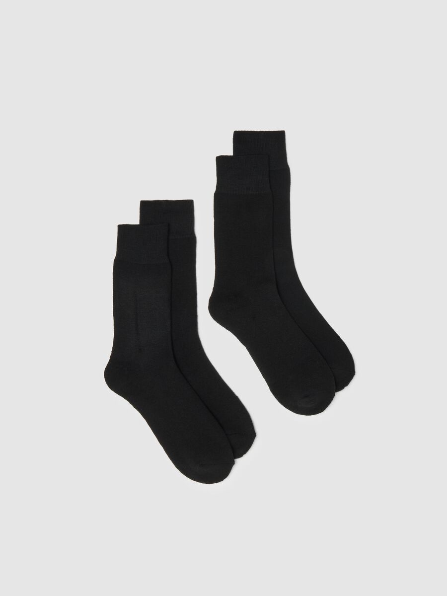 Two-pack short black socks_0