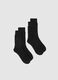 Two-pack short black socks_0