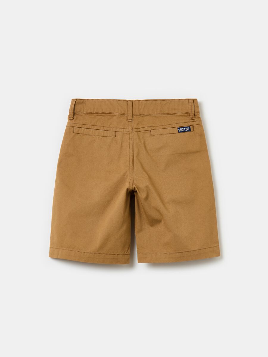 Chino Bermuda shorts in cotton_1