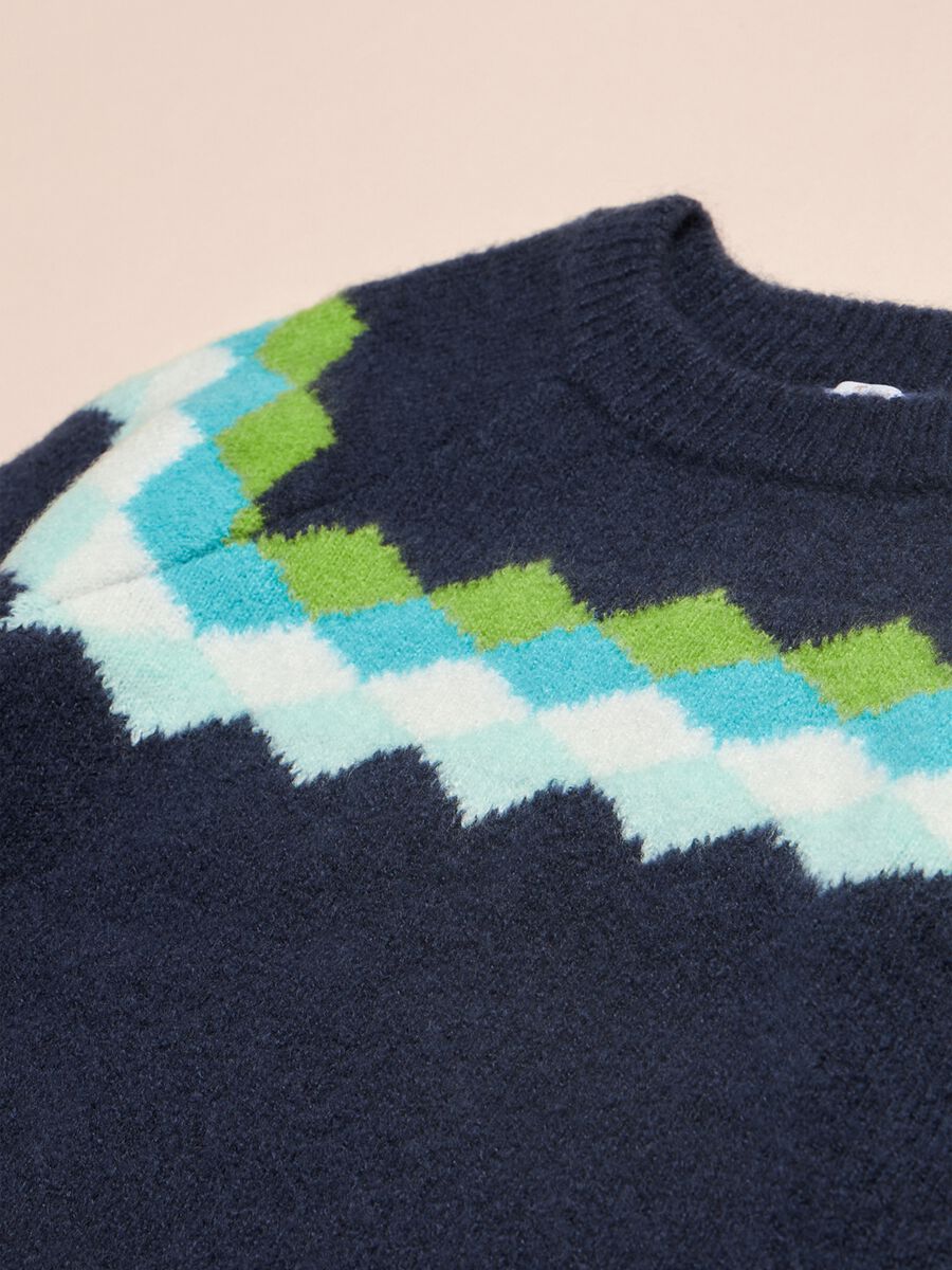 Maglione tricot con intarsio_1