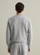 Sweatshirt with round neck and V detail_2