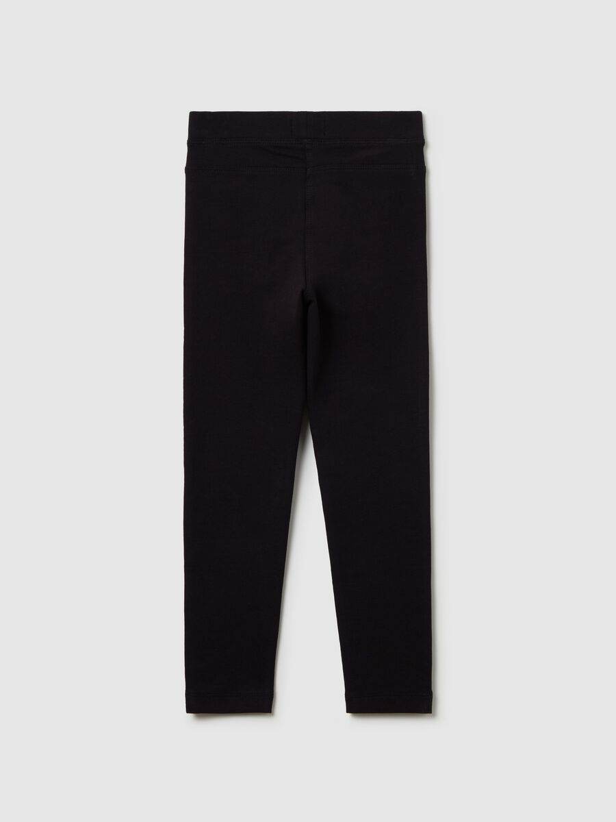 Stretch cotton treggings_1