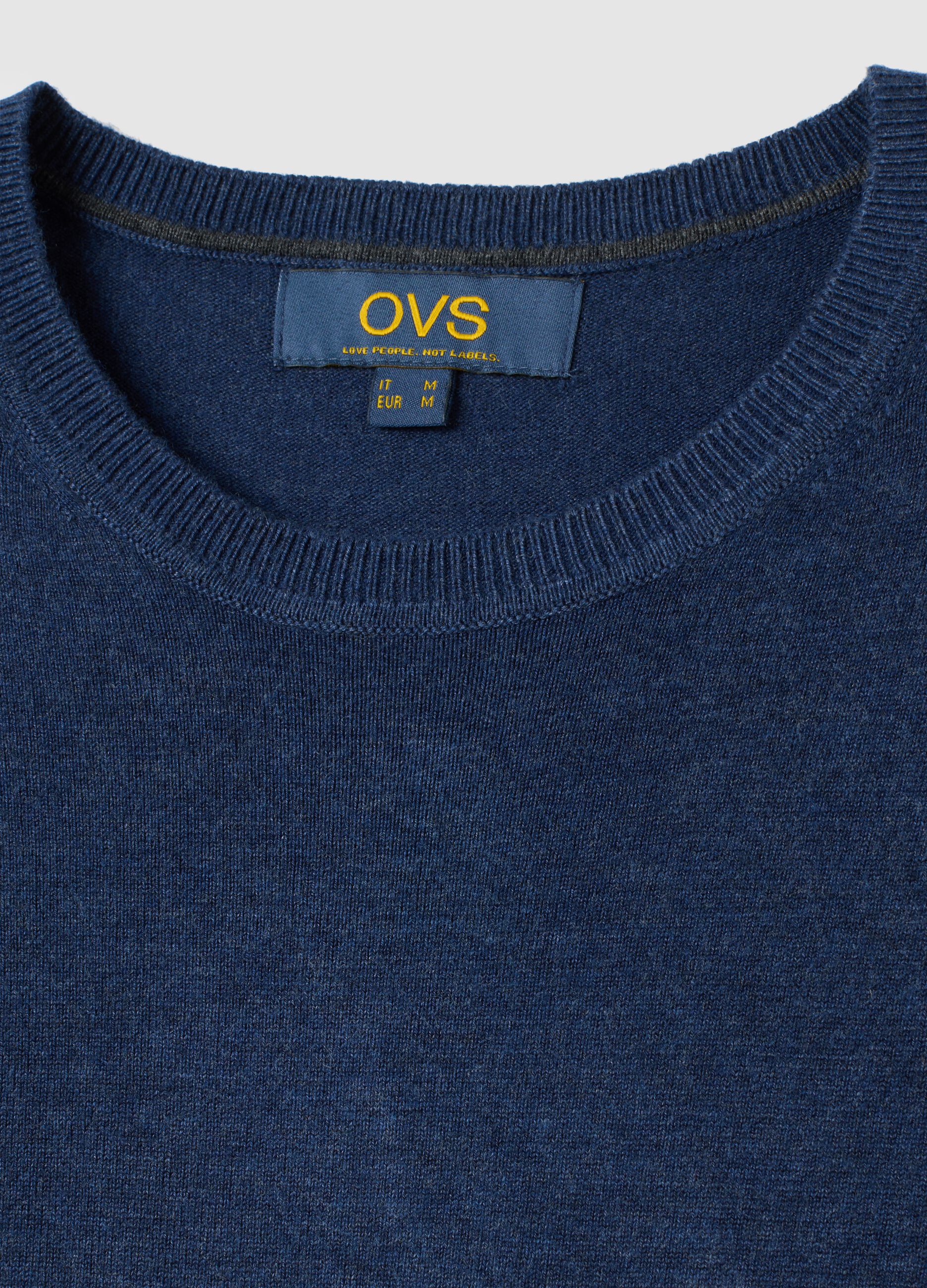 Blue Regular Fit Sweater