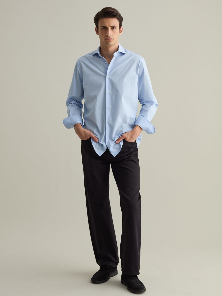 Cotton shirt with regular fit_1