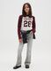 Girls grey cotton flare jeans_0