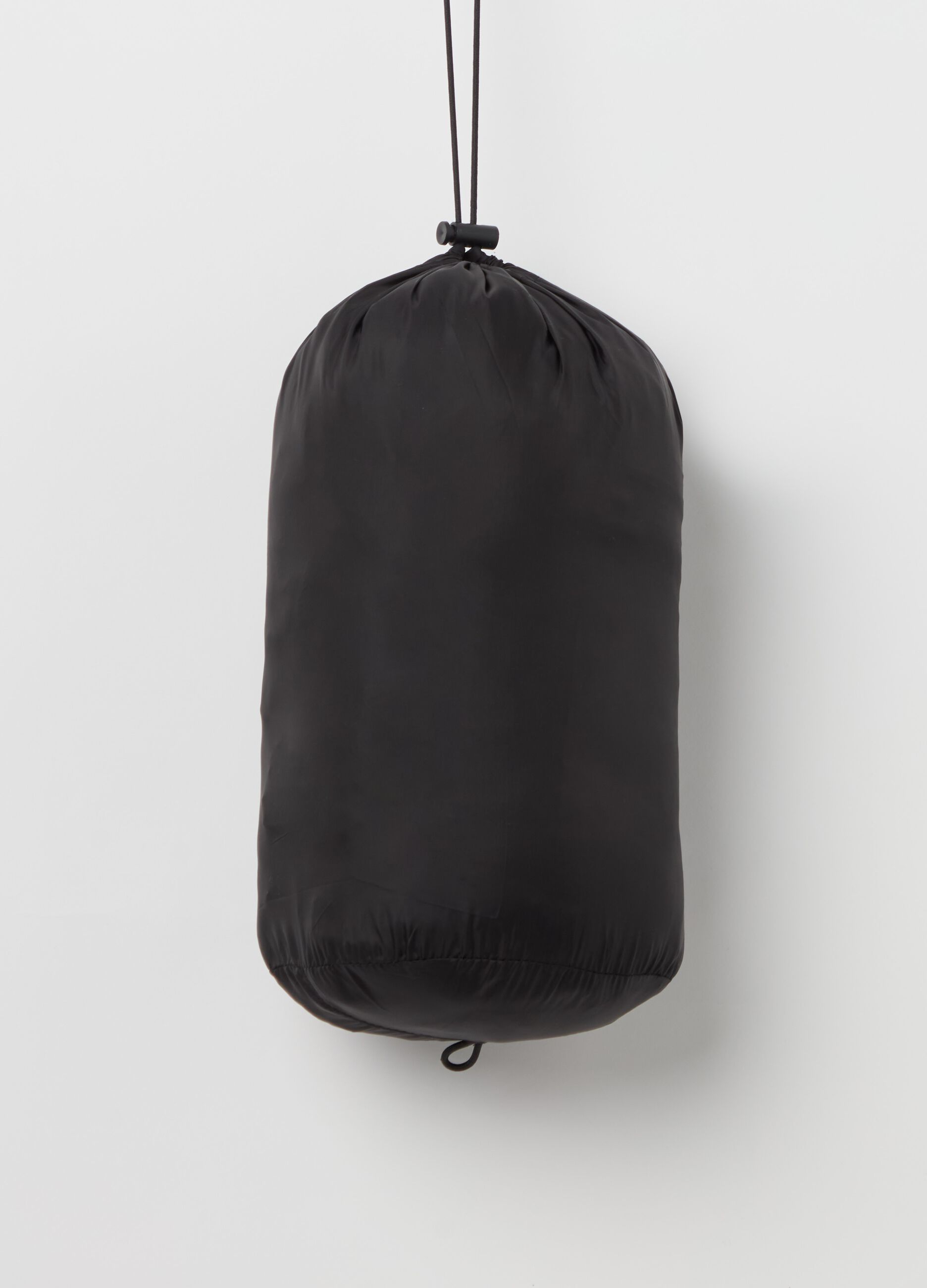 Curvy ultralight short puffer jacket with hood