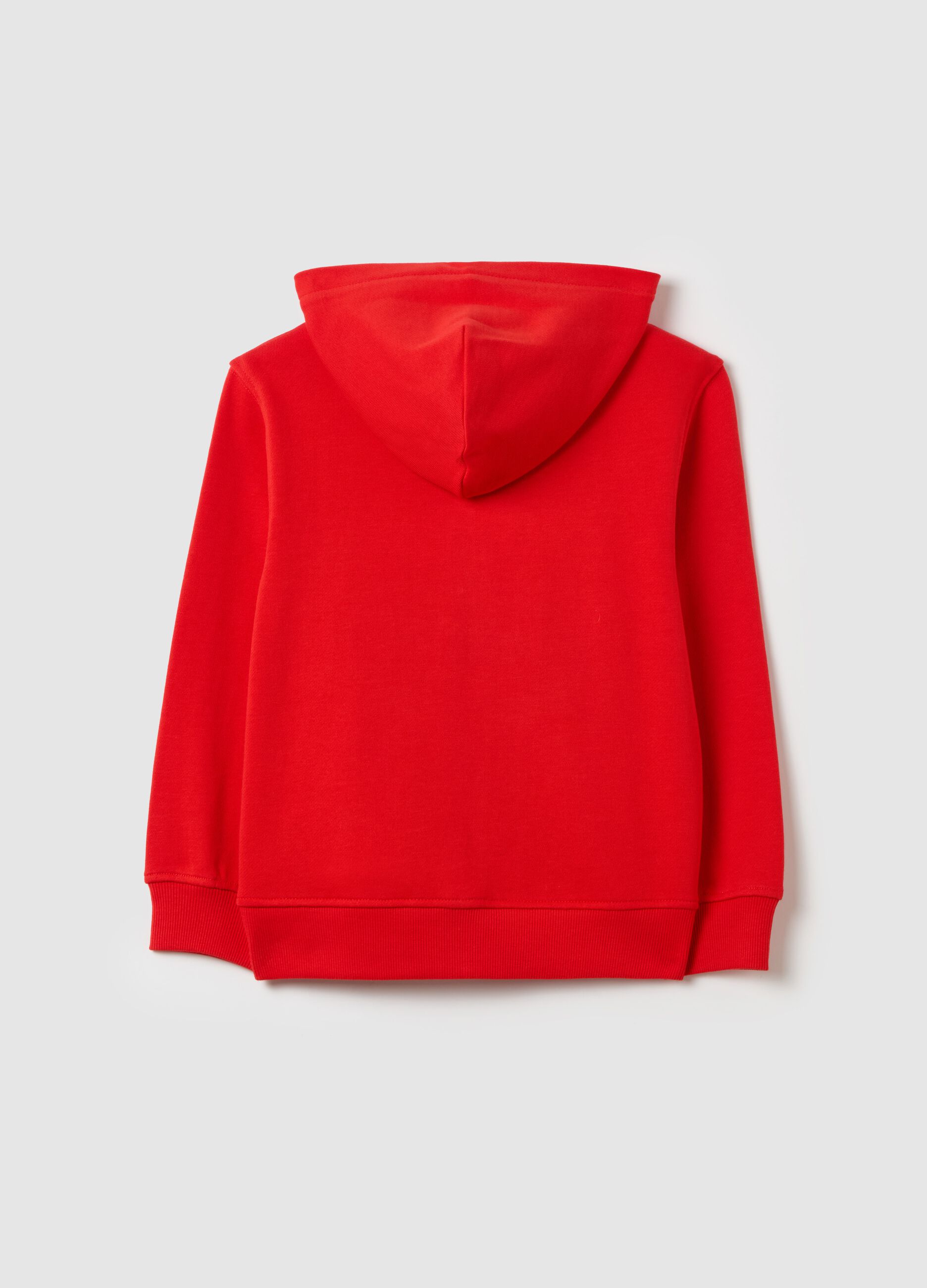 Full-zip in French Terry con cappuccio 