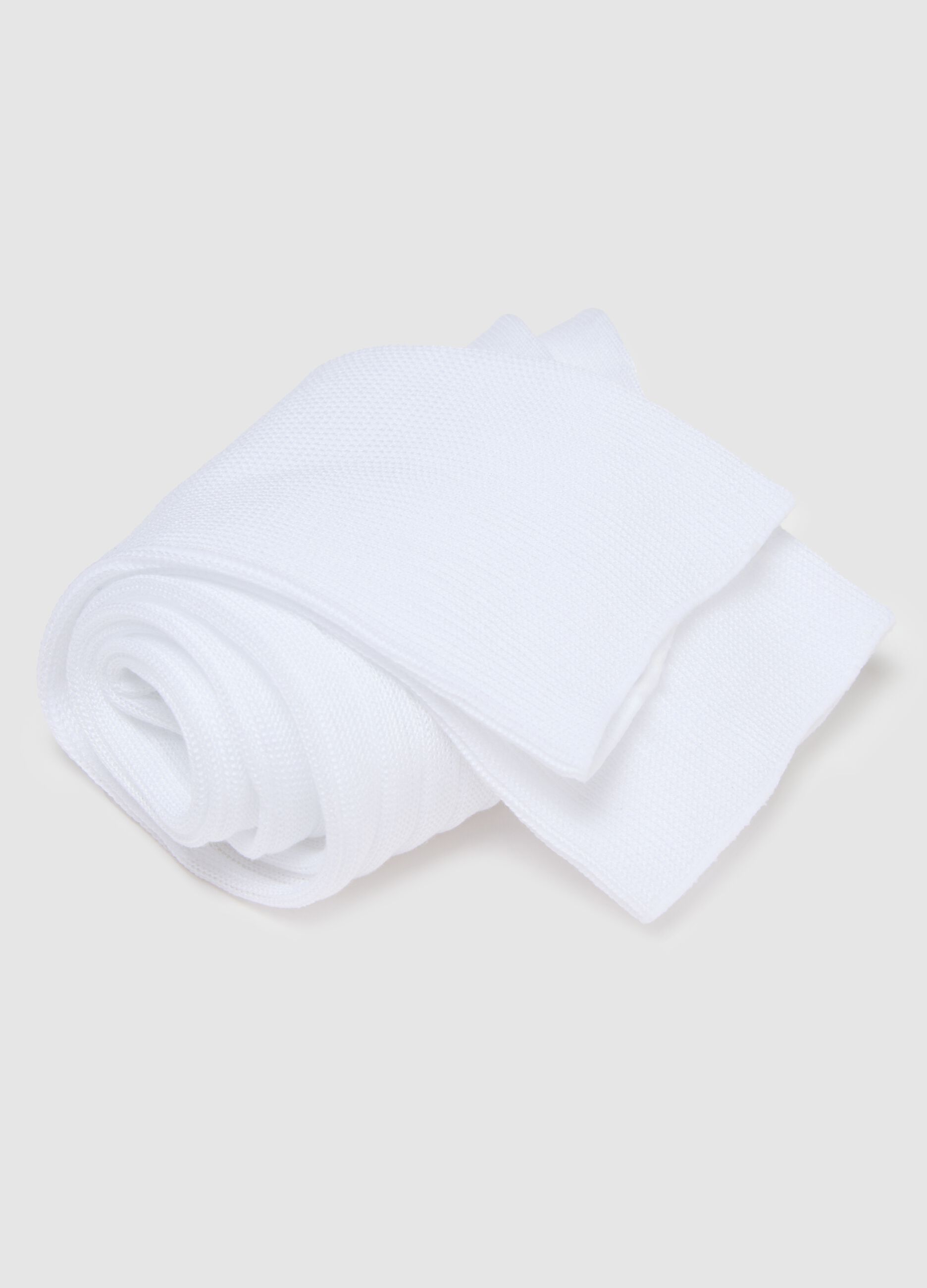 White pure cotton socks twin pack