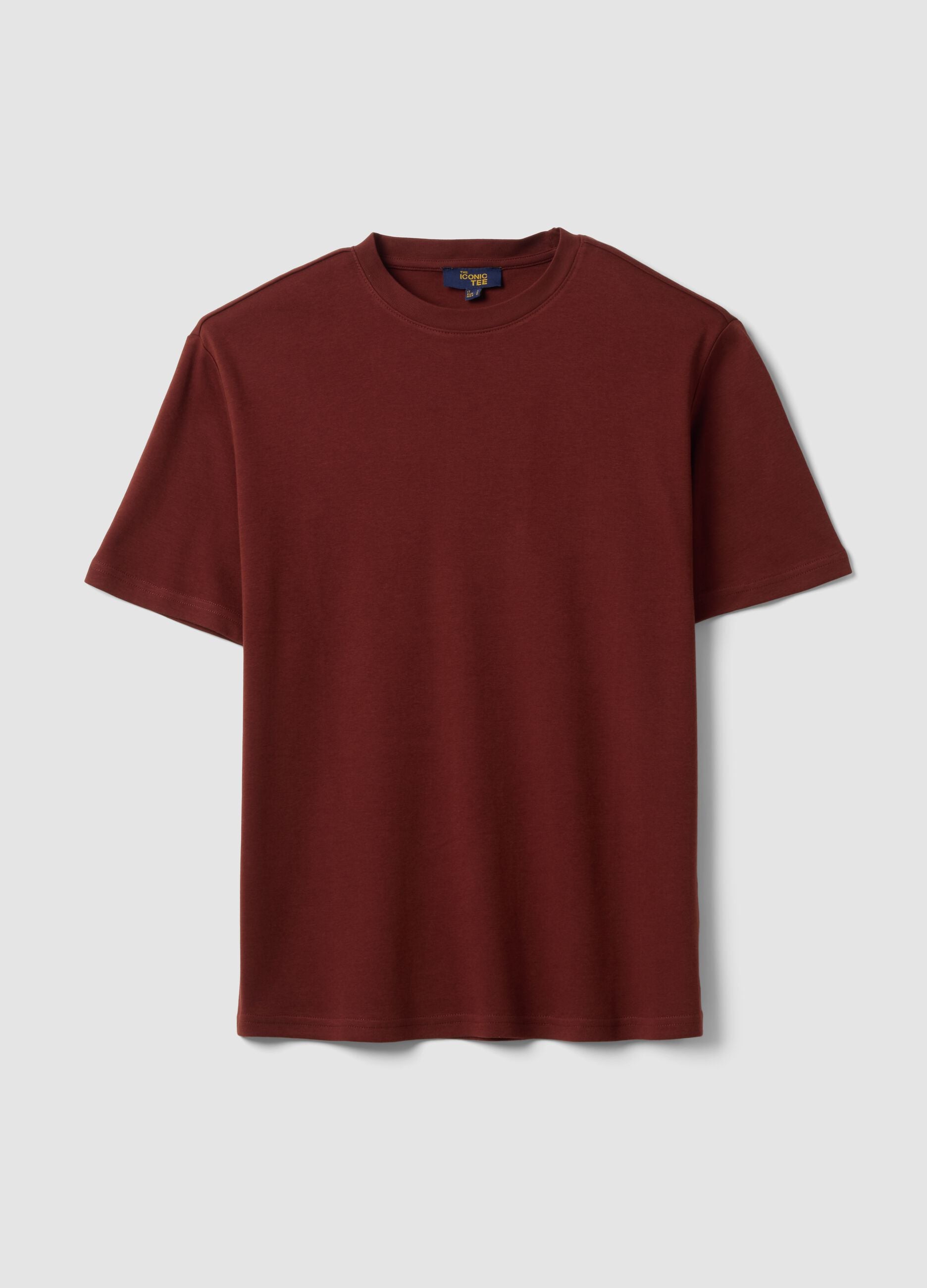 Red The Iconic Tee pure cotton short-sleeve T-shirt, relaxed fit