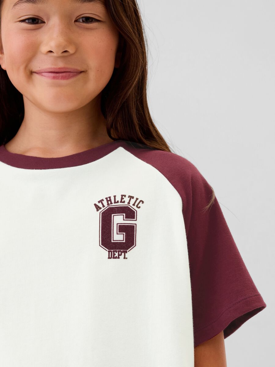Boxy-fit T-shirt with Athletics print_1