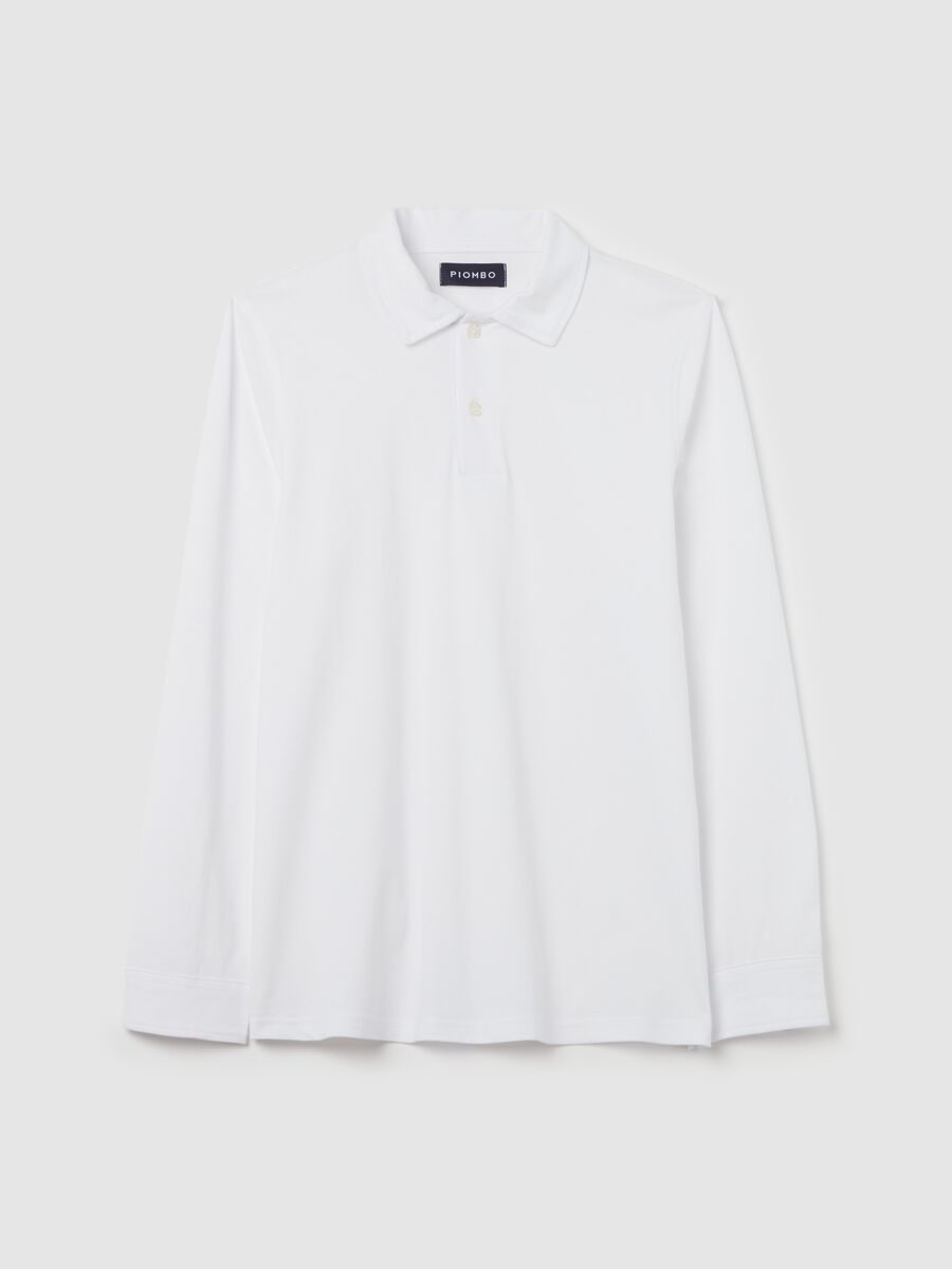 Polo a maniche lunghe in cotone bio Contemporary_4