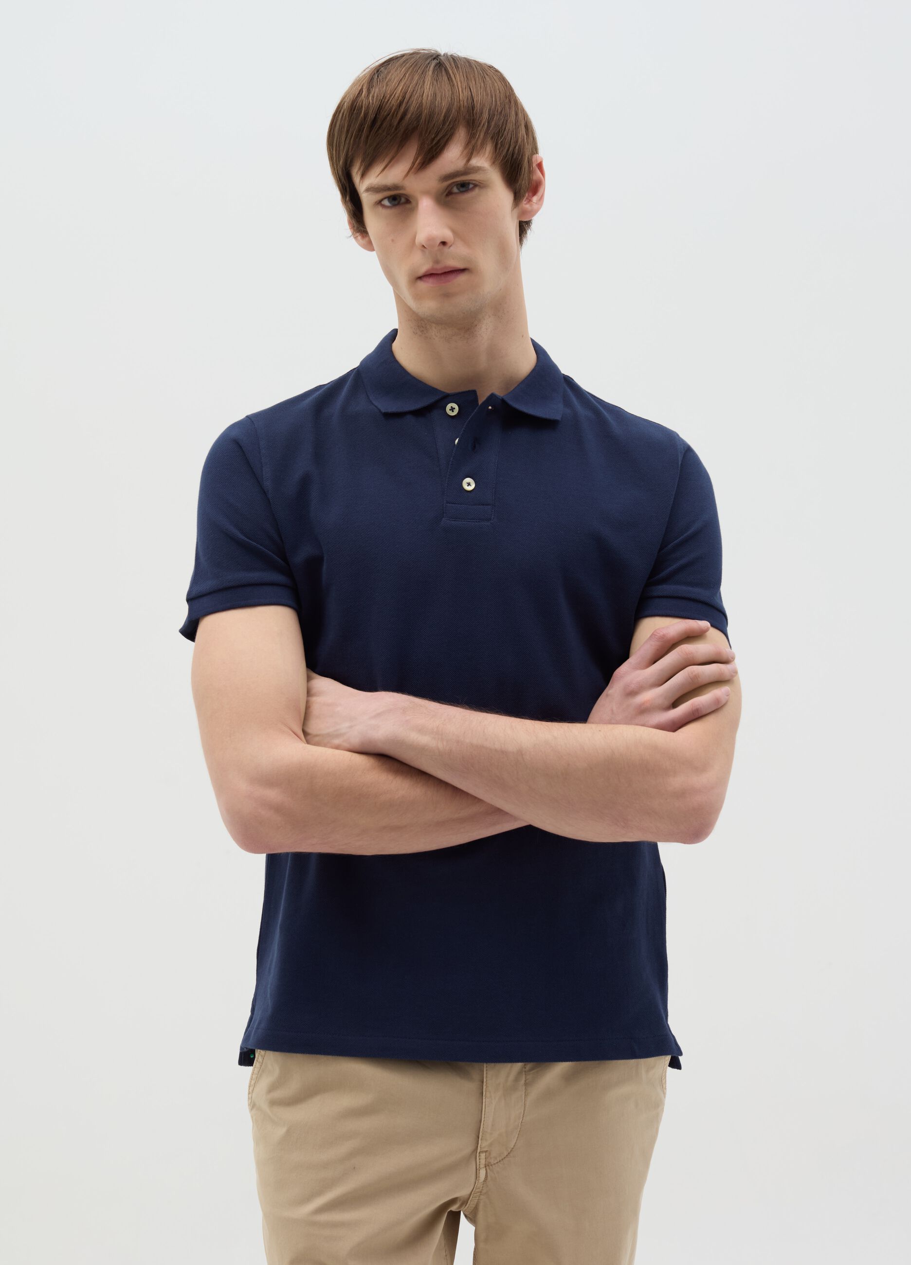 Polo in piquet di cotone bio