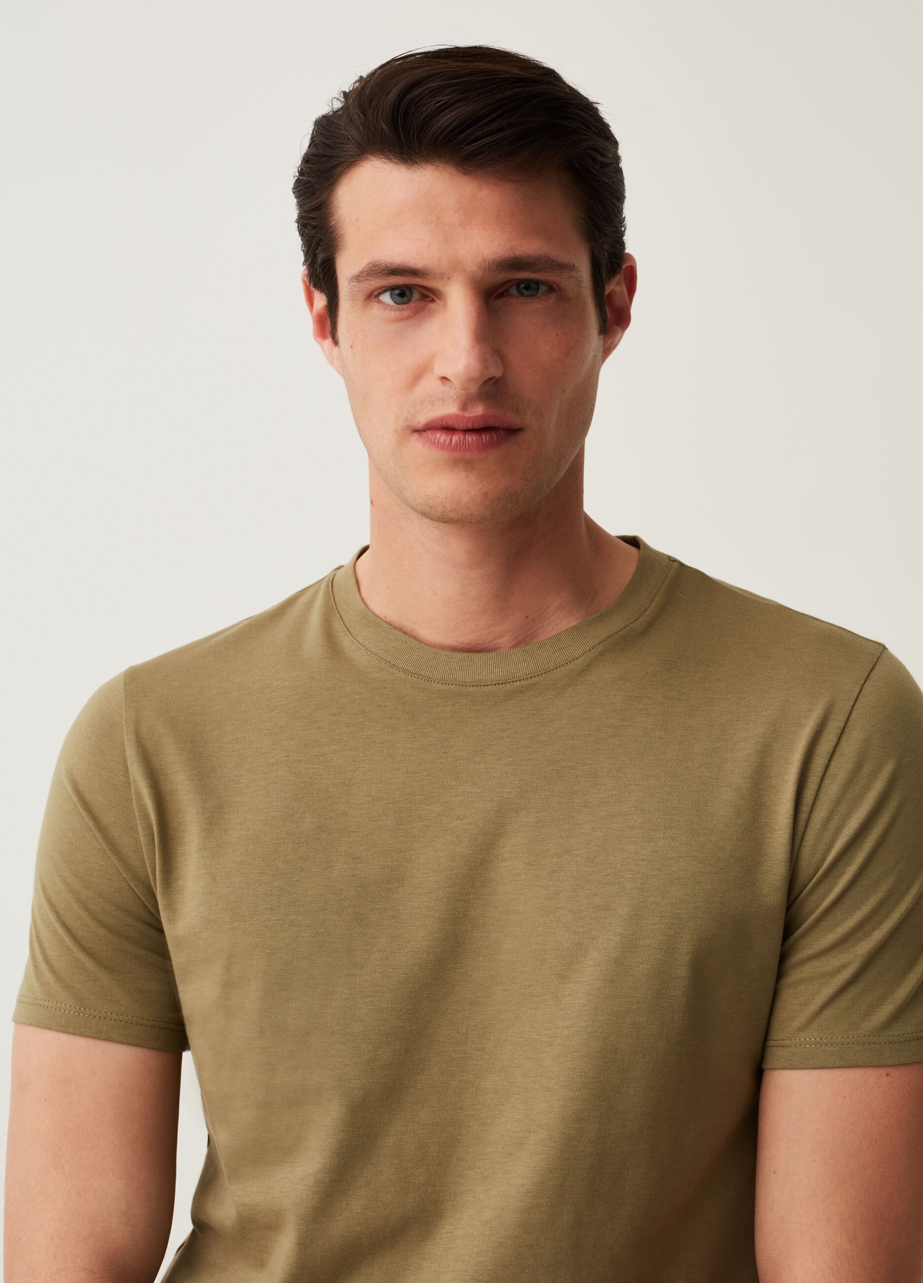 T-shirt OVS Cotone Italiano girocollo_1