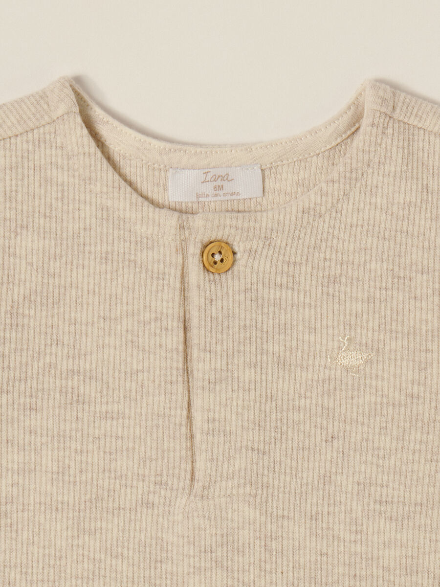 Body beige in misto cotone elasticizzato_2