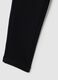 Girls' black cotton leggings regular fit_3